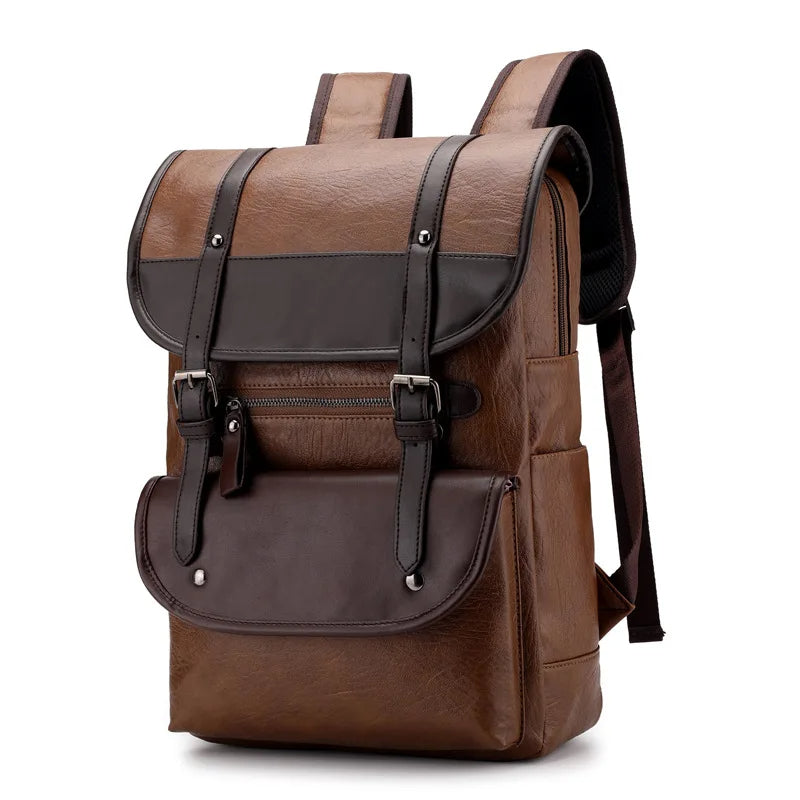 Mochila "Oxford" Explorer Couro Rústico